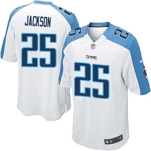 Youth Nike Tennessee Titans #25 Adoree' Jackson White Stitched NFL Elite Jersey
