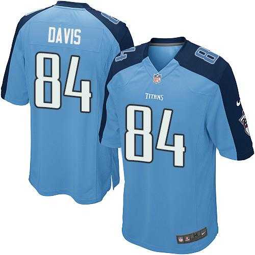 Youth Nike Tennessee Titans #84 Corey Davis Light Blue Team Color Stitched NFL Elite Jersey