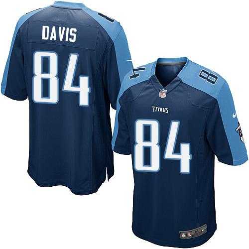 Youth Nike Tennessee Titans #84 Corey Davis Navy Blue Alternate Stitched NFL Elite Jersey