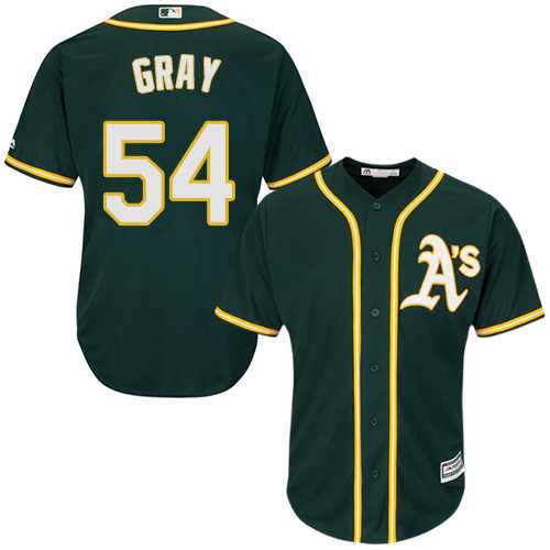 Youth Oakland Athletics #54 Sonny Gray Green Cool Base Stitched MLB Jersey