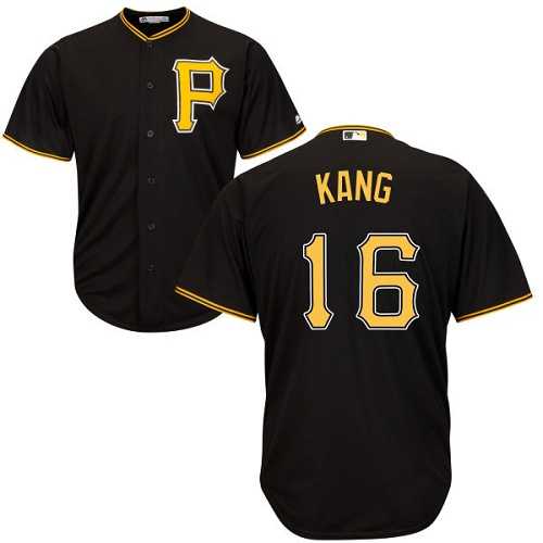 Youth Pittsburgh Pirates #16 Jung-ho Kang Black Cool Base Stitched MLB Jersey
