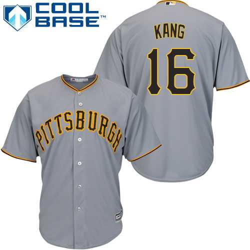 Youth Pittsburgh Pirates #16 Jung-ho Kang Grey Cool Base Stitched MLB Jersey Youth Pittsburgh Pirates #16 Jung-ho Kang Grey Cool Base Stitched MLB Jersey