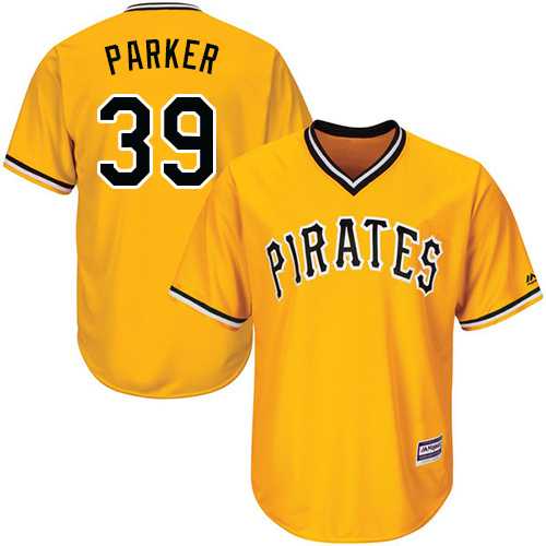 Youth Pittsburgh Pirates #39 Dave Parker Gold Cool Base Stitched MLB Jersey