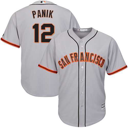 Youth San Francisco Giants #12 Joe Panik Grey Road Cool Base Stitched MLB Jersey