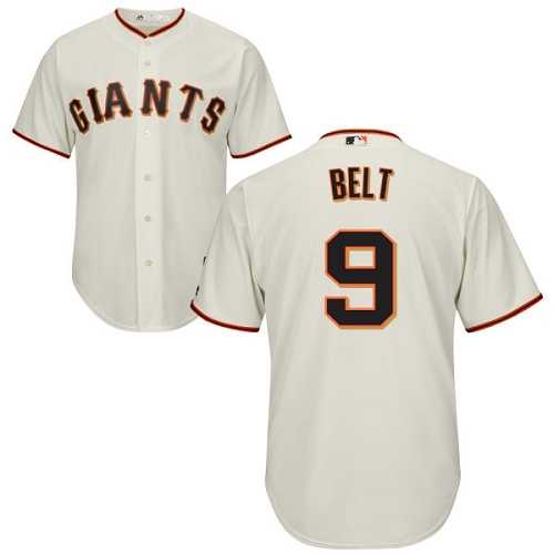 Youth San Francisco Giants #9 Brandon Belt Cream Stitched MLB Jersey