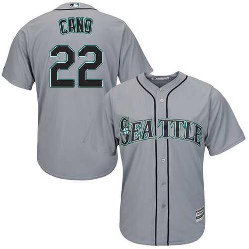 Youth Seattle Mariners #22 Robinson Cano Grey Cool Base Stitched MLB Jersey Youth Seattle Mariners #22 Robinson Cano Grey Cool Base Stitched MLB Jersey