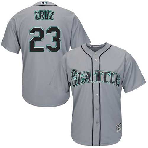 Youth Seattle Mariners #23 Nelson Cruz Grey Cool Base Stitched MLB Jersey Youth Seattle Mariners #23 Nelson Cruz Grey Cool Base Stitched MLB Jersey