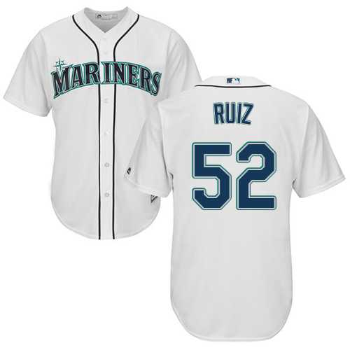 Youth Seattle Mariners #52 Carlos Ruiz White Cool Base Stitched MLB Jersey