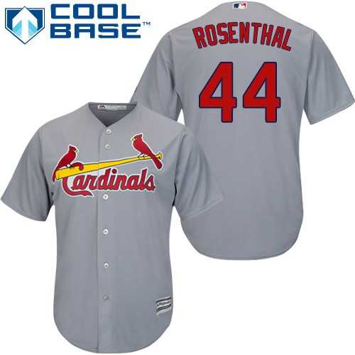 Youth St.Louis Cardinals #44 Trevor Rosenthal Grey Cool Base Stitched MLB Jersey