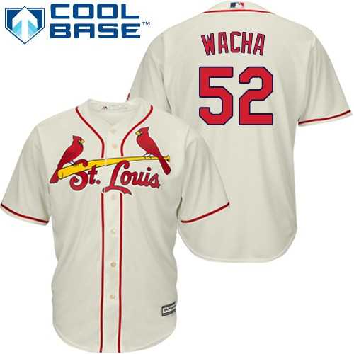 Youth St.Louis Cardinals #52 Michael Wacha Cream Cool Base Stitched MLB Jersey