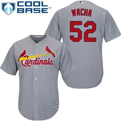 Youth St.Louis Cardinals #52 Michael Wacha Grey Cool Base Stitched MLB Jersey