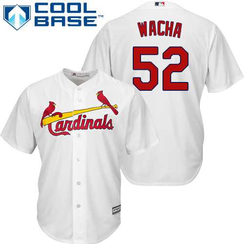 Youth St.Louis Cardinals #52 Michael Wacha White Cool Base Stitched MLB Jersey