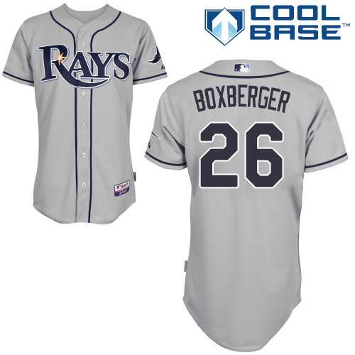 Youth Tampa Bay Rays #26 Brad Boxberger Grey Cool Base Stitched MLB Jersey