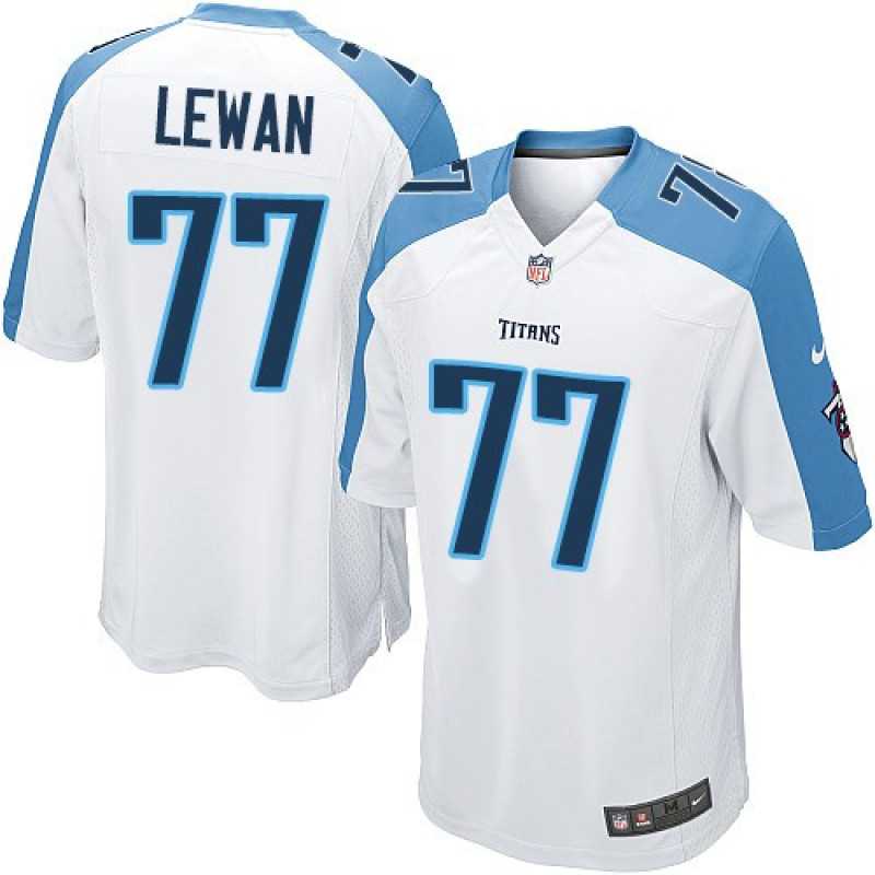 Youth Tennessee Titans #77 Taylor Lewan White NFL Jersey