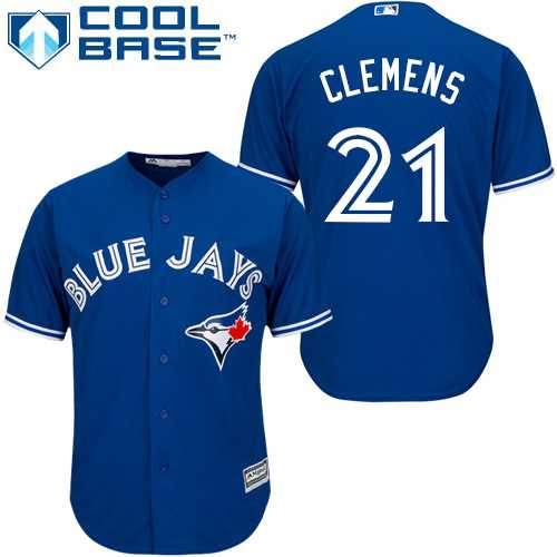 Youth Toronto Blue Jays #21 Roger Clemens Blue Cool Base Stitched MLB Jersey