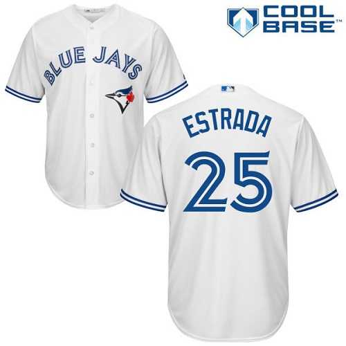 Youth Toronto Blue Jays #25 Marco Estrada White Cool Base Stitched MLB Jersey