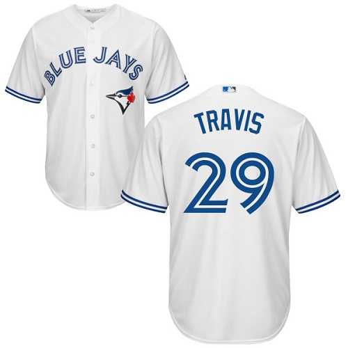 Youth Toronto Blue Jays #29 Devon Travis White Cool Base Stitched MLB Jersey