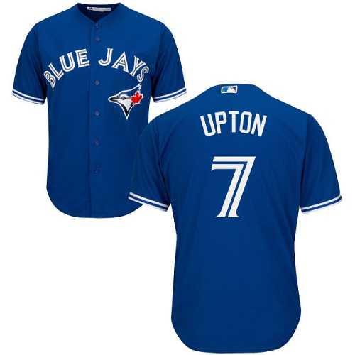 Youth Toronto Blue Jays #7 B.J. Upton Blue Cool Base Stitched MLB Jersey