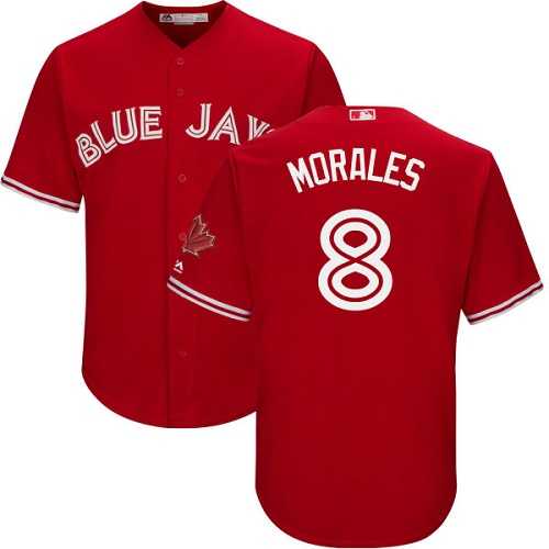 Youth Toronto Blue Jays #8 Kendrys Morales Red Cool Base Canada Day Stitched MLB Jersey Youth Toronto Blue Jays #8 Kendrys Morales Red Cool Base Canada Day Stitched MLB Jersey