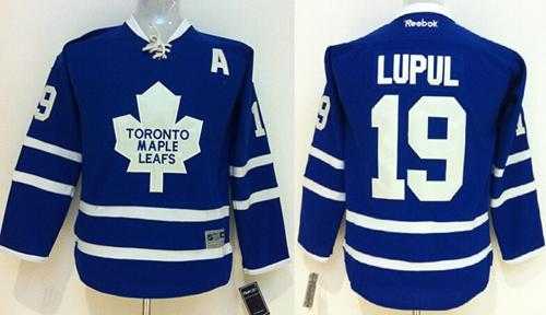 Youth Toronto Maple Leafs #19 Joffrey Lupul Blue Home Stitched NHL Jersey