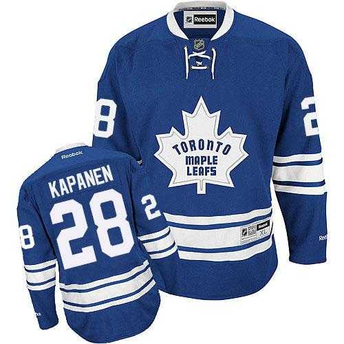 Youth Toronto Maple Leafs #28 Kasperi Kapanen Blue Alternate Stitched NHL Jersey