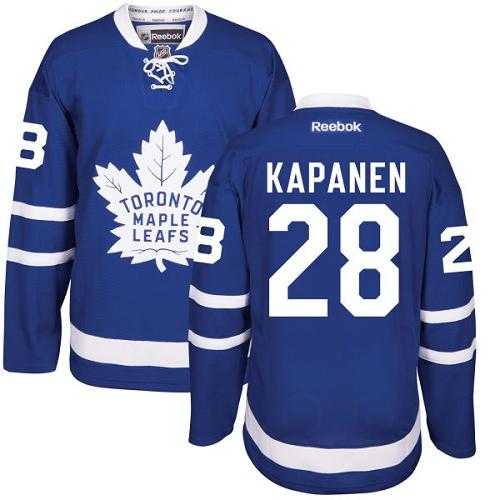 Youth Toronto Maple Leafs #28 Kasperi Kapanen Blue Home Stitched NHL Jersey