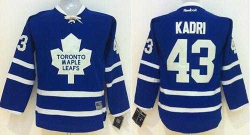 Youth Toronto Maple Leafs #43 Nazem Kadri Blue Home Stitched NHL Jersey