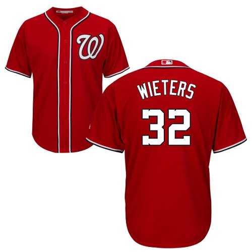 Youth Washington Nationals #32 Matt Wieters Red Cool Base Stitched MLB Jersey