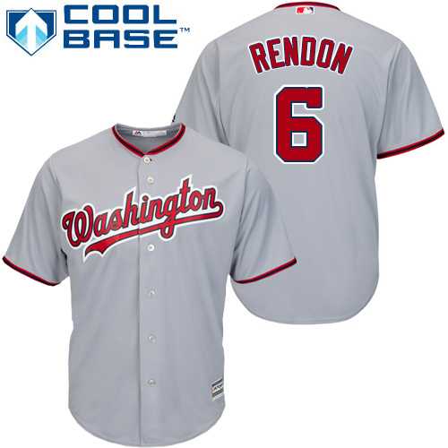 Youth Washington Nationals #6 Anthony Rendon Grey Cool Base Stitched MLB Jersey Youth Washington Nationals #6 Anthony Rendon Grey Cool Base Stitched MLB Jersey