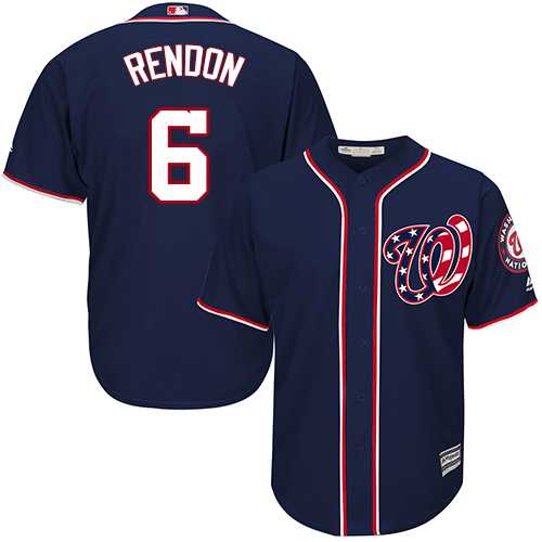 Youth Washington Nationals #6 Anthony Rendon Navy Blue Cool Base Stitched MLB Jersey
