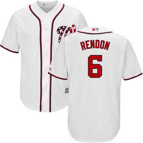 Youth Washington Nationals #6 Anthony Rendon White Cool Base Stitched MLB Jersey