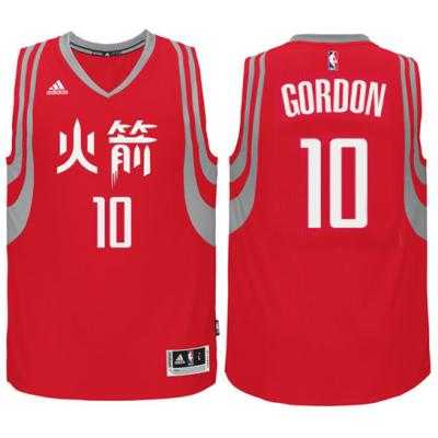 adidas Houston Rockets #10 Eric Gordon Red Chinese New Year Swingman Jersey