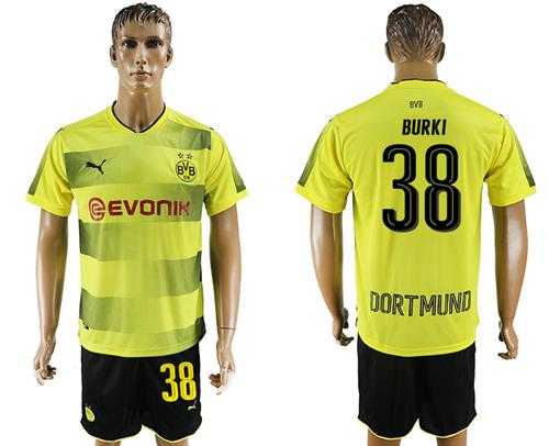 Dortmund #38 Burki Home Soccer Club Jersey