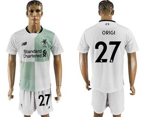 Liverpool #27 Origi Away Soccer Club Jersey