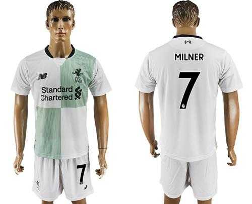 Liverpool #7 Milner Away Soccer Club Jersey