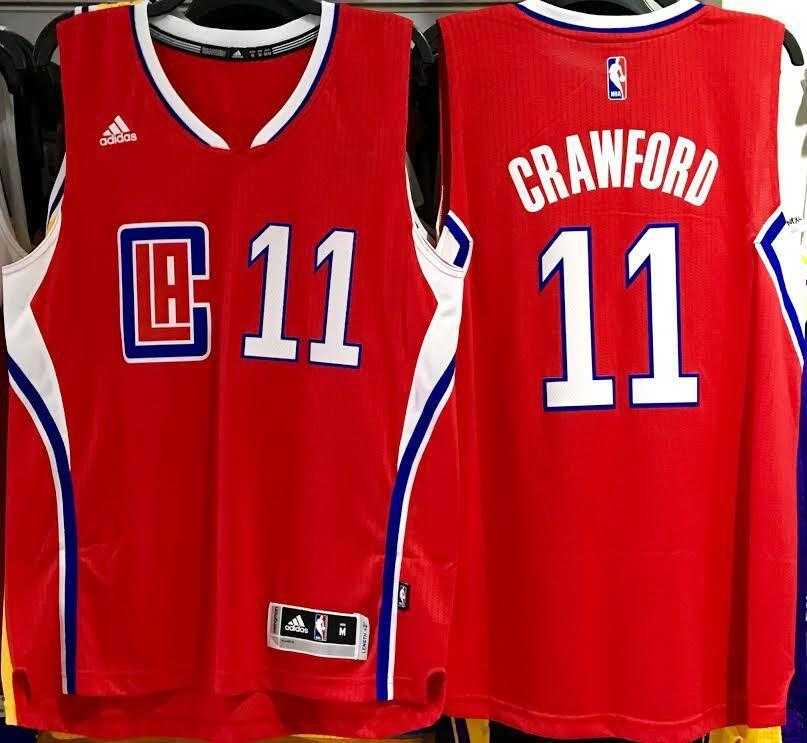 Los Angeles Clippers #11 Jamal Crawford Stitched Red NBA Jersey