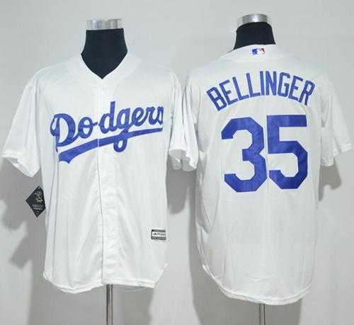 Los Angeles Dodgers #35 Cody Bellinger White New Cool Base Stitched MLB Jersey