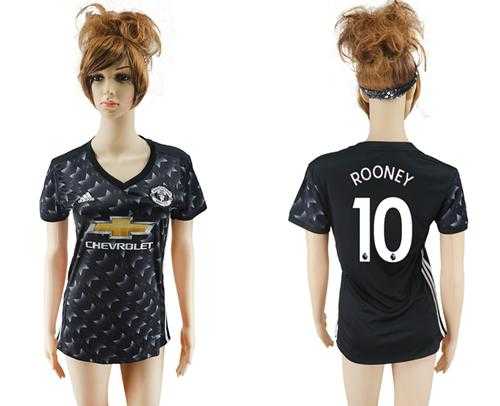 Manchester United #10 Rooney Away Soccer Club Jersey