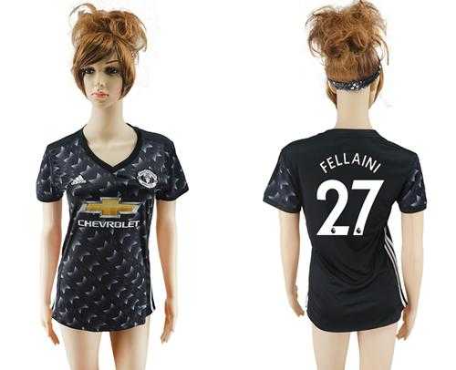 Manchester United #27 Fellaini Away Soccer Club Jersey