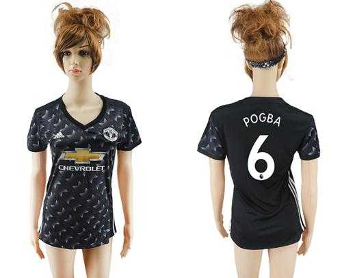 Manchester United #6 Pogba Away Soccer Club Jersey