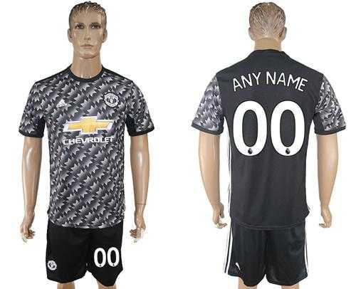 Manchester United Personalized Black Soccer Club Jersey