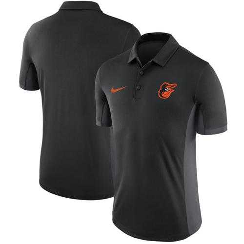 Men's Baltimore Orioles Nike Black Franchise Polo