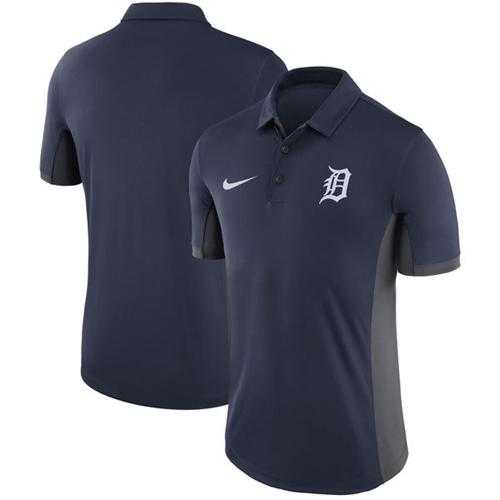 Men's Detroit Tigers Nike Navy Franchise Polo