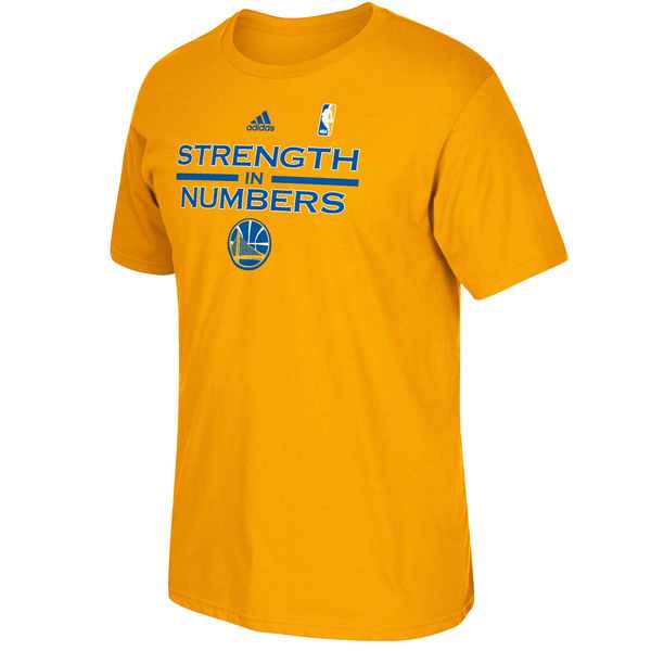 Men's Golden State Warriors Gold Playoffs Slogan T-Shirt Men's Golden State Warriors Gold Playoffs Slogan T-Shirt