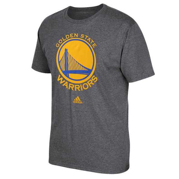 Men's Golden State Warriors Heather Gray Primary Logo T-Shirt