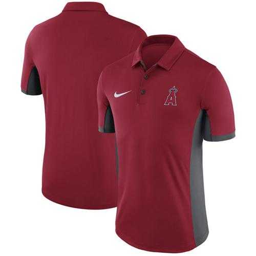 Men's Los Angeles Angels of Anaheim Nike Red Franchise Polo