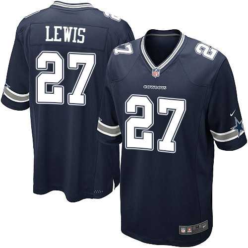 Men's Nike Dallas Cowboys #27 Jourdan Lewis Navy Blue Game Home Jersey