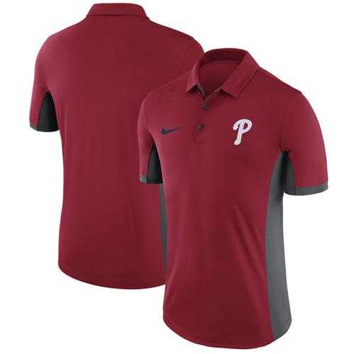 Men's Philadelphia Phillies Nike Red Franchise Polo