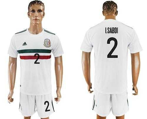 Mexico #2 I.Sabdi Away Soccer Country Jersey