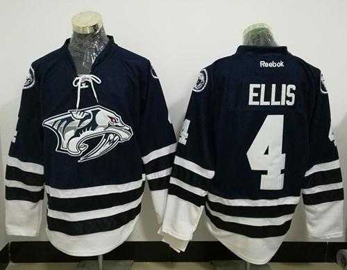 Nashville Predators #4 Ryan Ellis Blue Third Stitched NHL Jersey